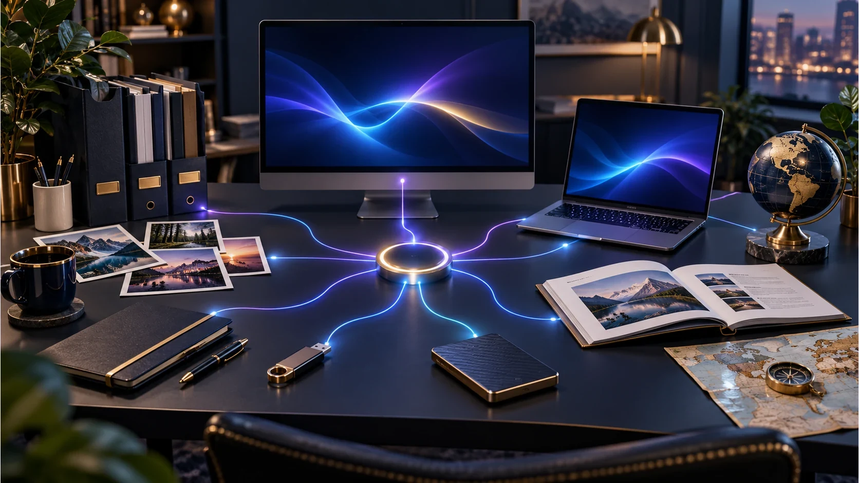 Desktop Command Centre illustration
